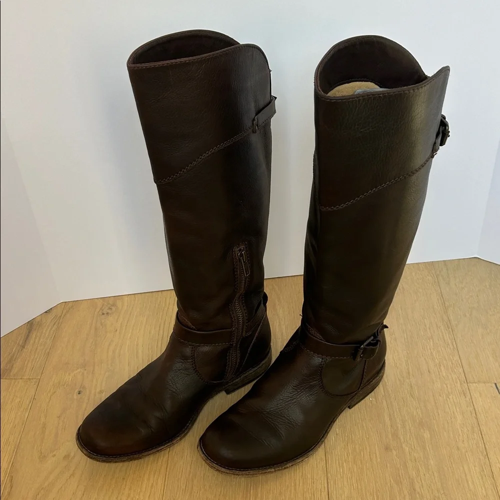 Frye women’s Dark Brown Phillip Riding Boot